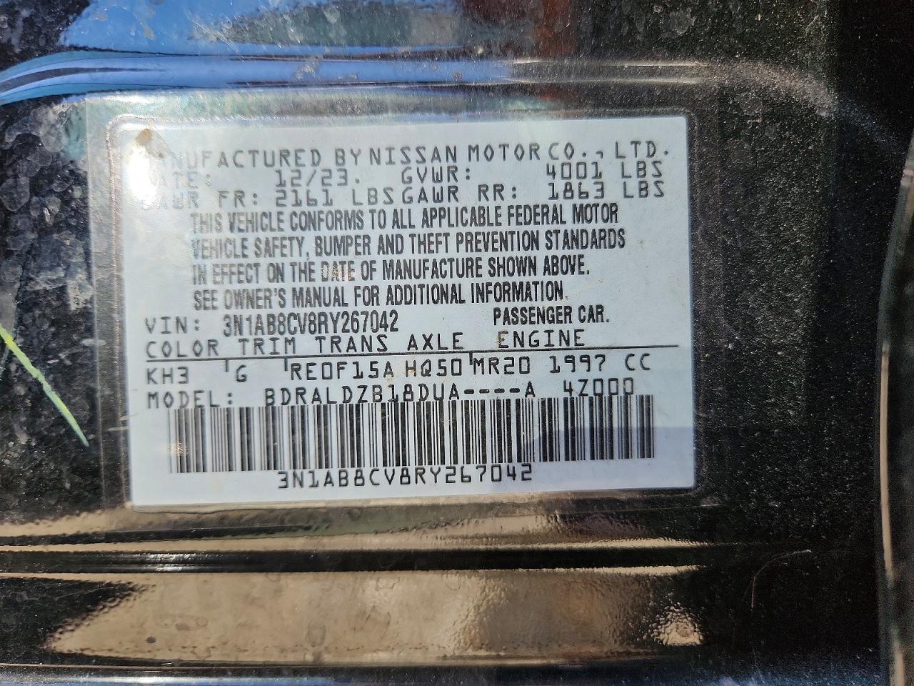 2024 NISSAN SENTRA SV photo 34