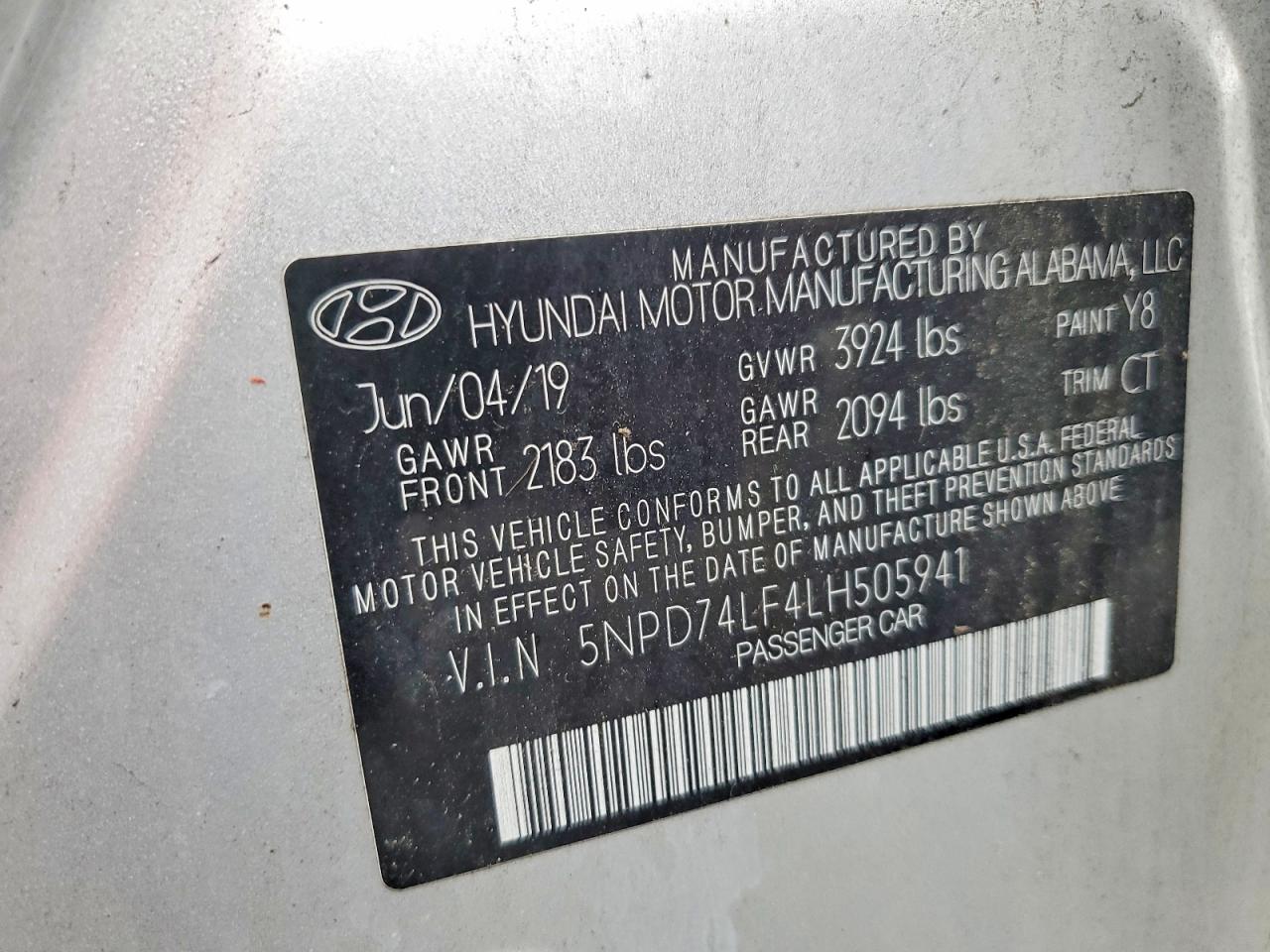 2020 HYUNDAI ELANTRA SE photo 34