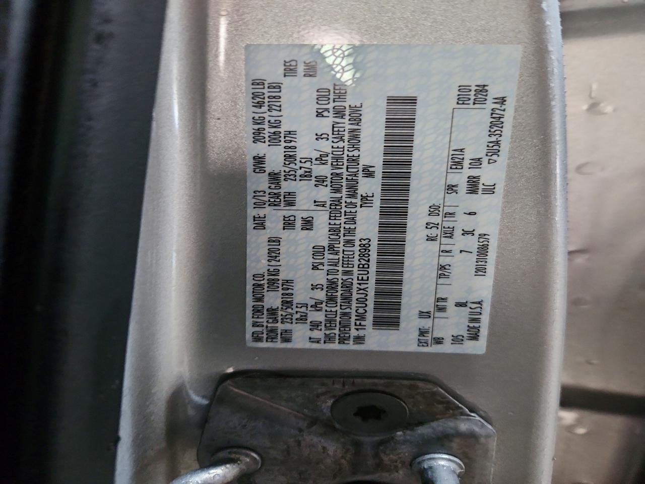 2014 FORD ESCAPE TITANIUM photo 37