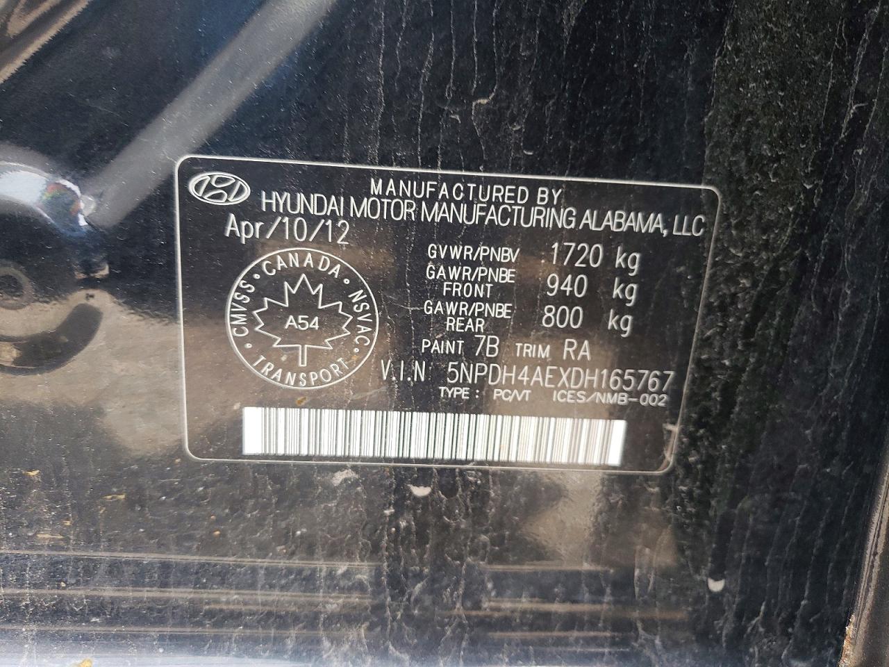 2013 HYUNDAI ELANTRA GLS photo 34