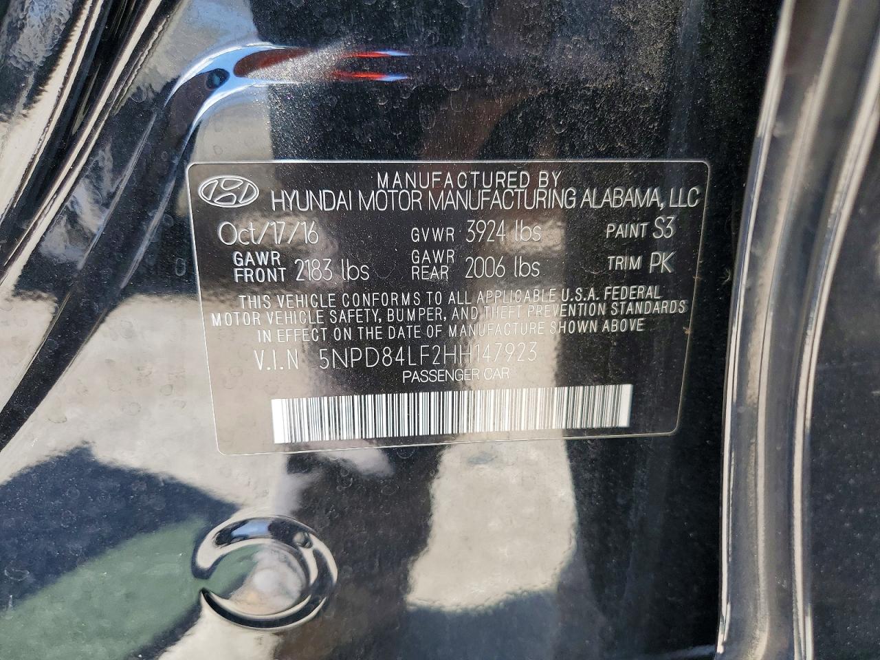2017 HYUNDAI ELANTRA LIMITED photo 25
