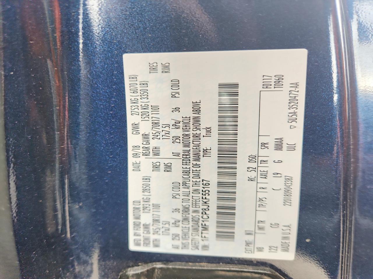2018 FORD F150 photo 13