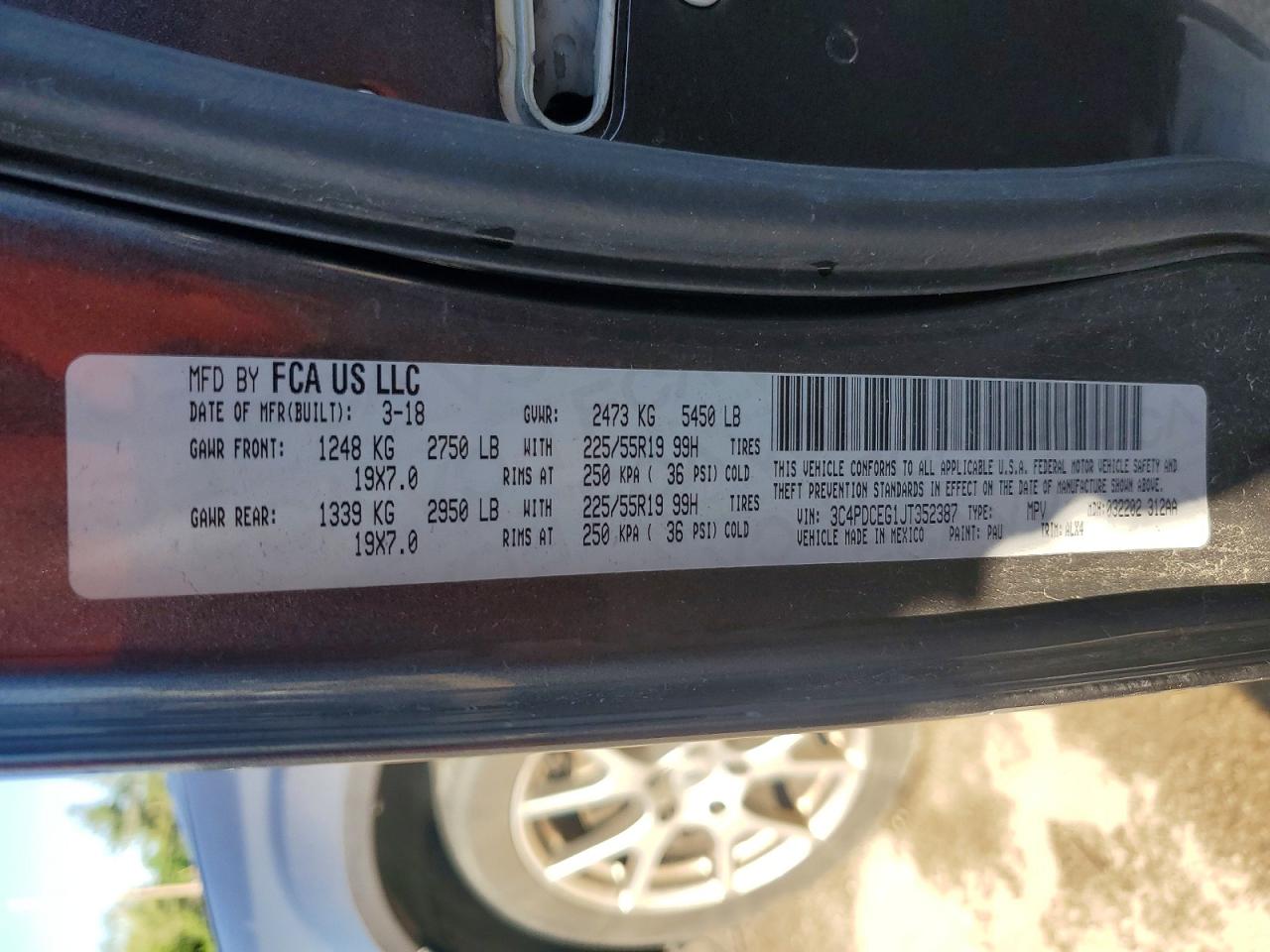 2018 DODGE JOURNEY GT photo 37