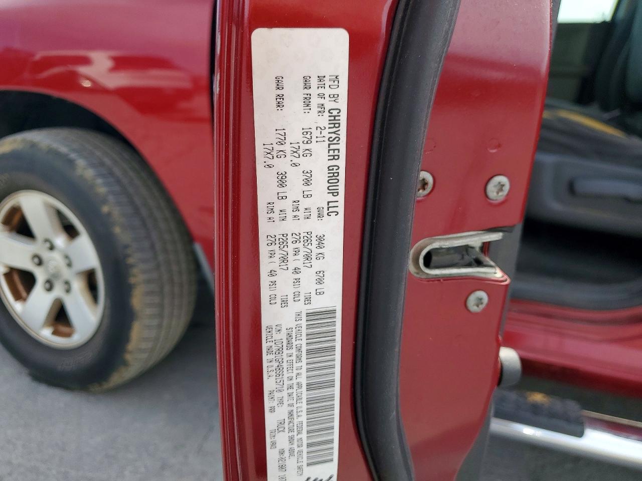 2011 DODGE RAM 1500 photo 23