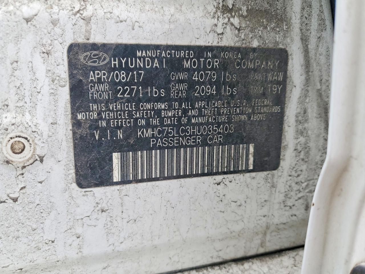 2017 HYUNDAI IONIQ SEL photo 23