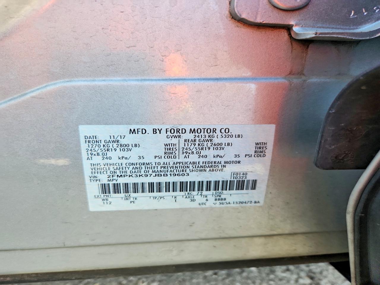 2018 FORD EDGE TITANIUM photo 25