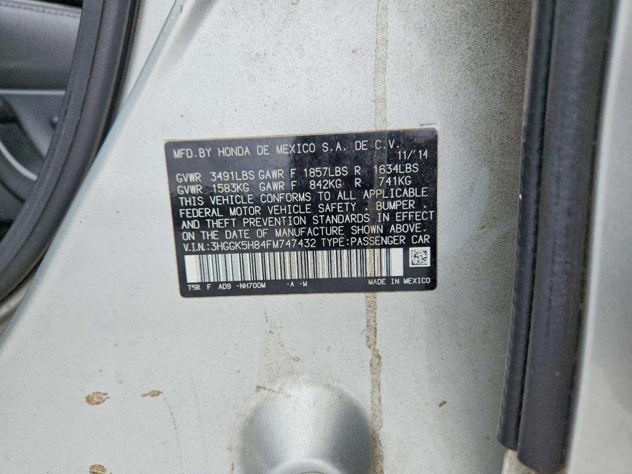 2015 HONDA FIT EX photo 23