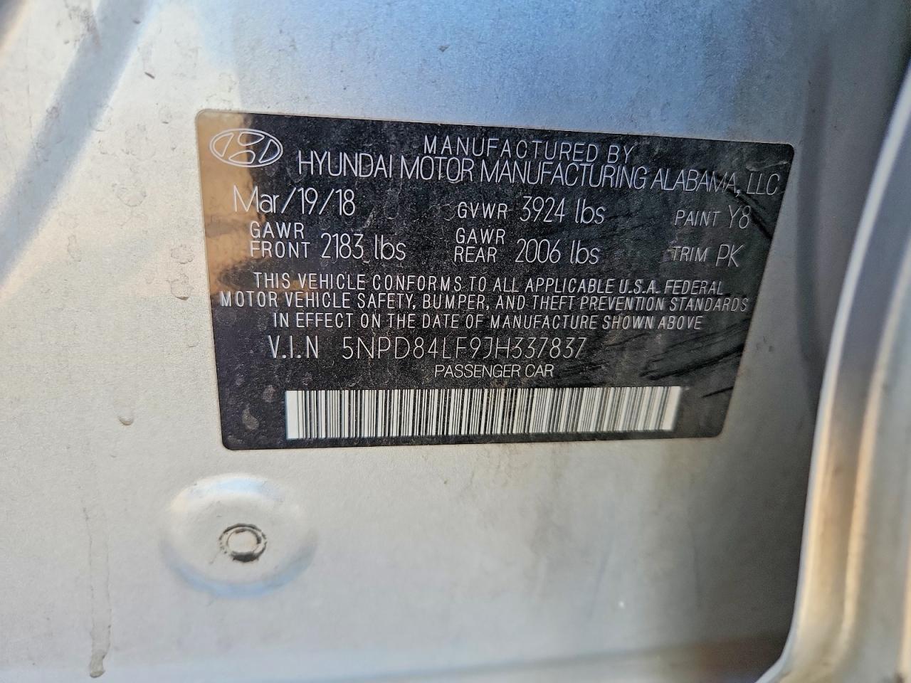 2018 HYUNDAI ELANTRA SEL photo 37