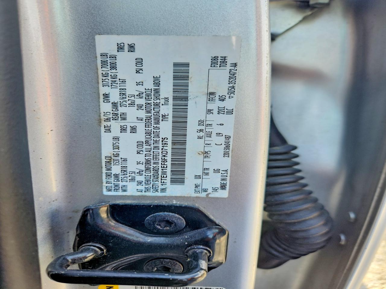 2015 FORD F150 SUPERCREW photo 34
