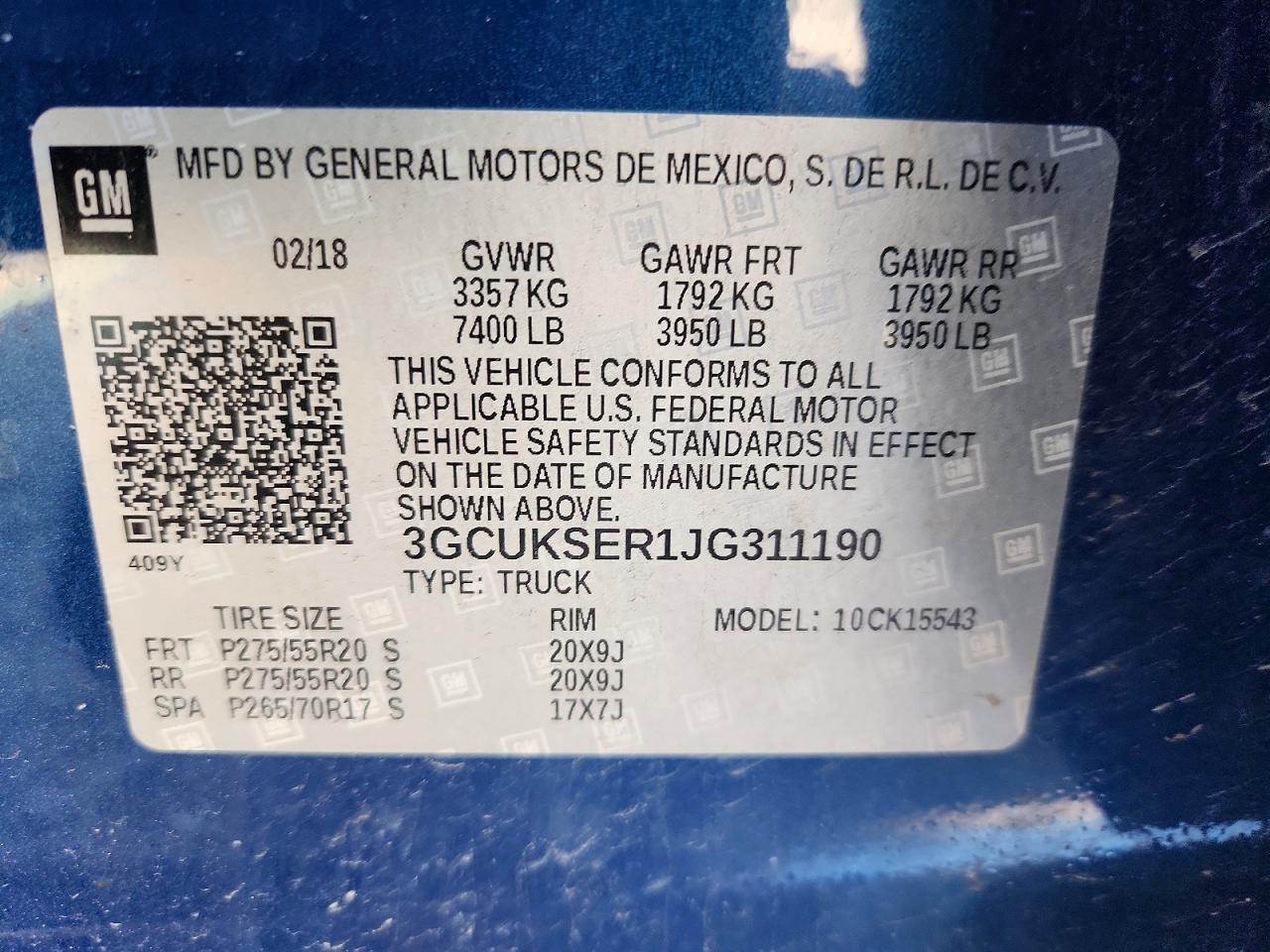 2018 CHEVROLET SILVERADO K1500 LTZ photo 25
