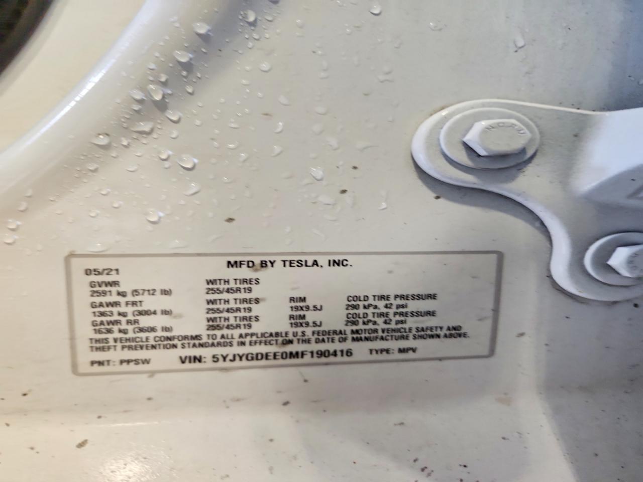2021 TESLA MODEL Y photo 34