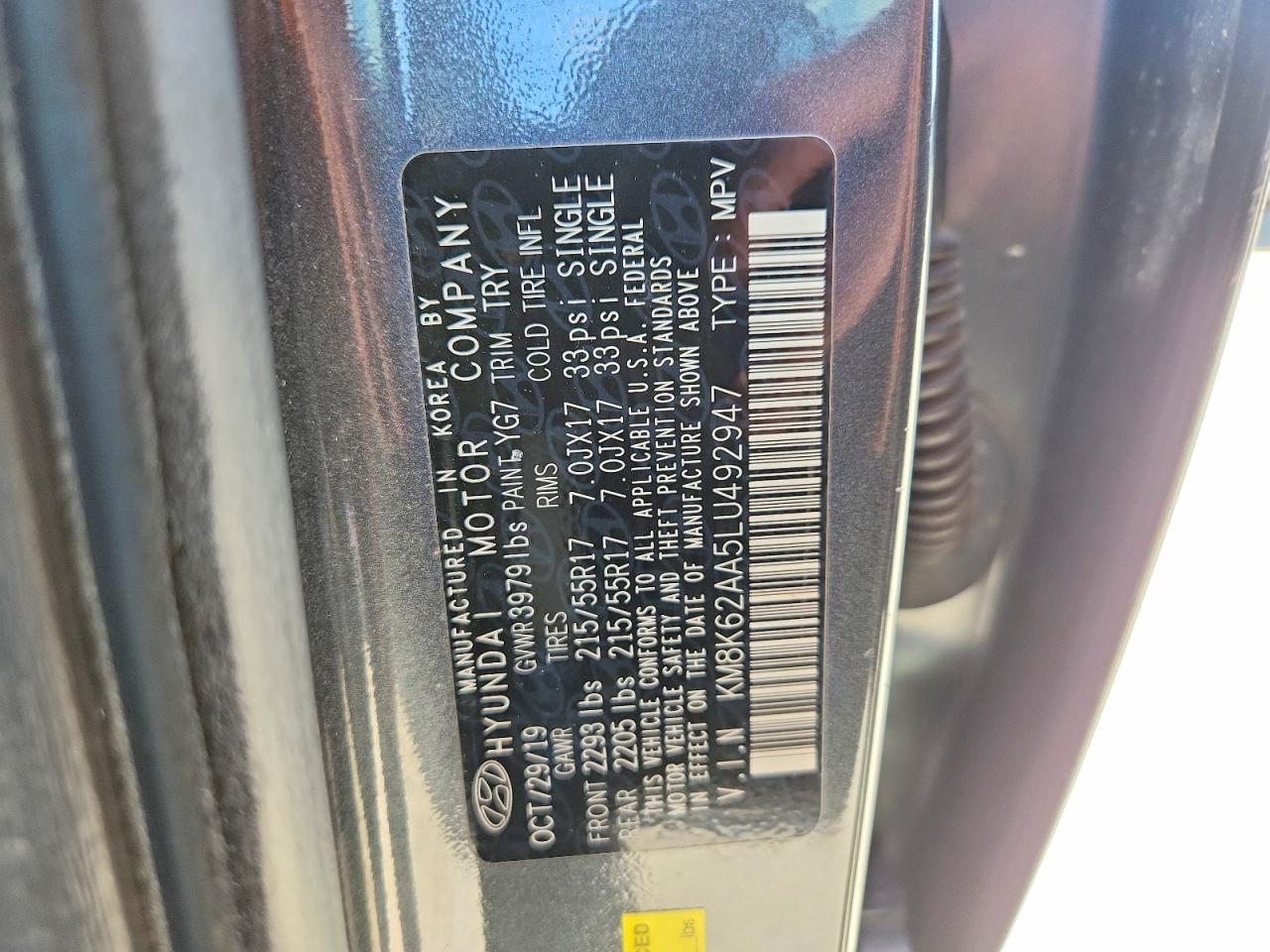 2020 HYUNDAI KONA SEL PLUS photo 37