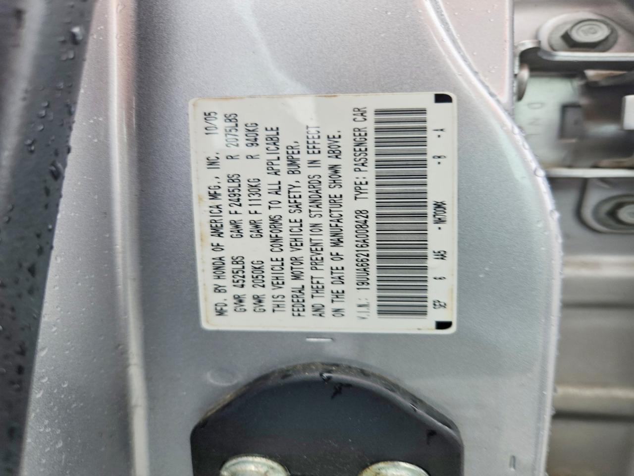 2006 ACURA 3.2TL photo 23