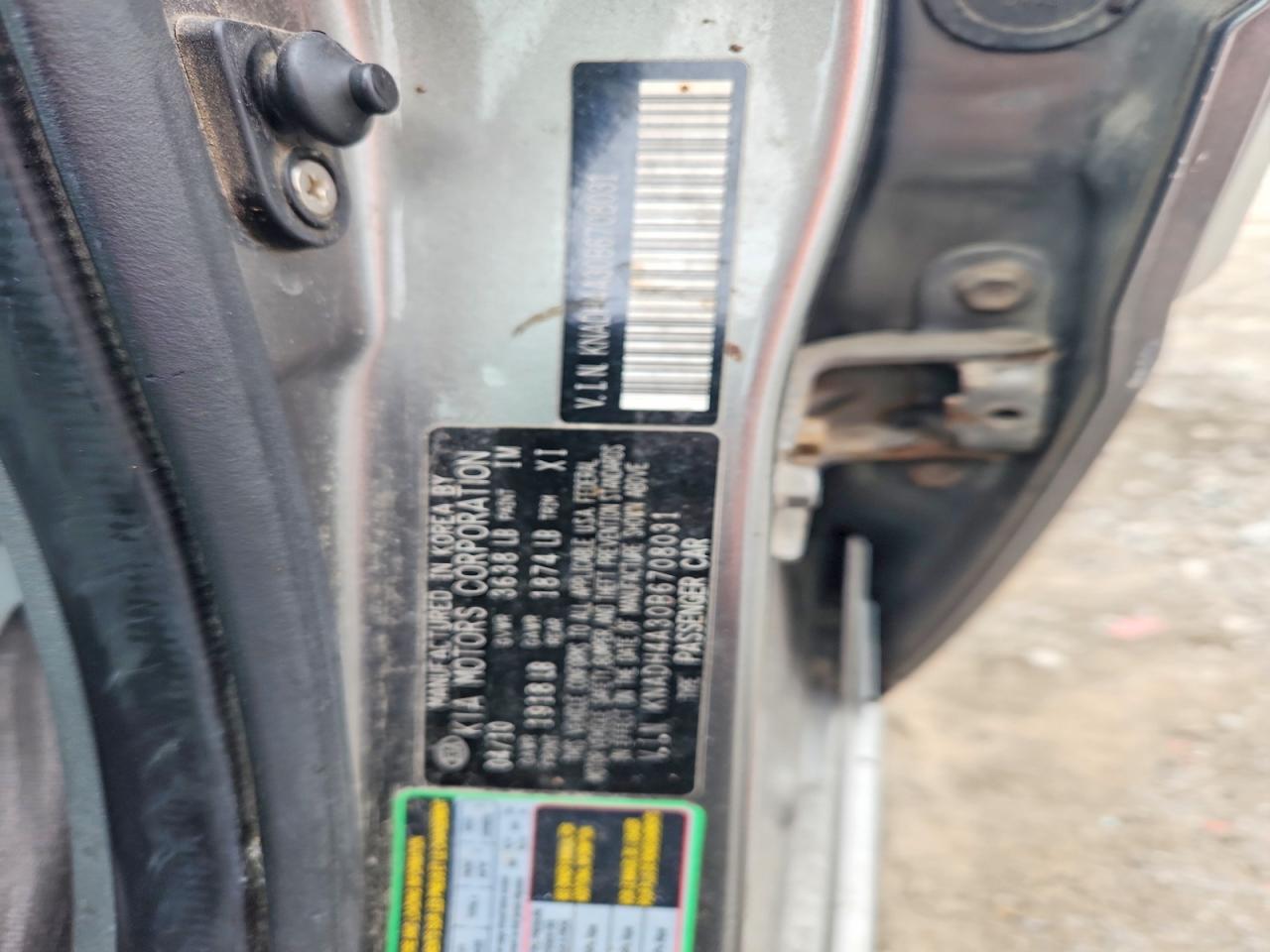 2011 KIA RIO LX photo 23
