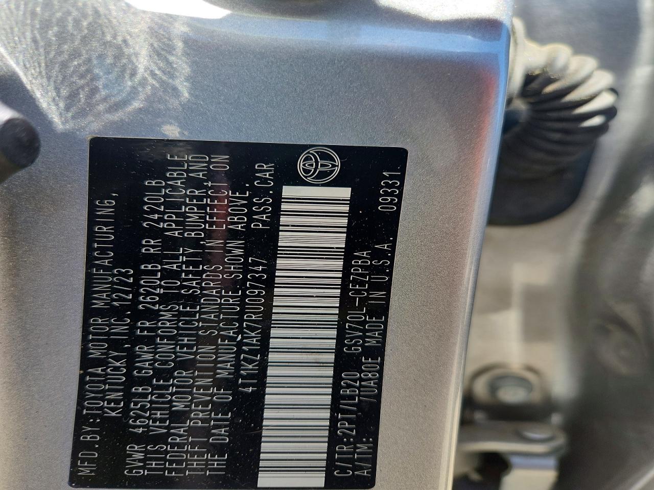 2024 TOYOTA CAMRY XSE V6 photo 25