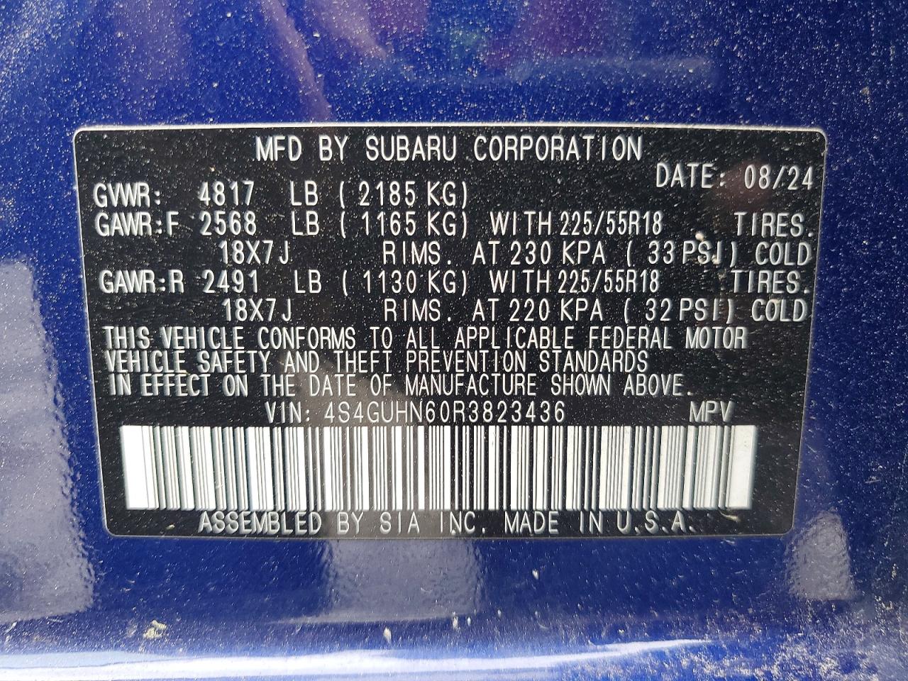 2024 SUBARU CROSSTREK LIMITED photo 27
