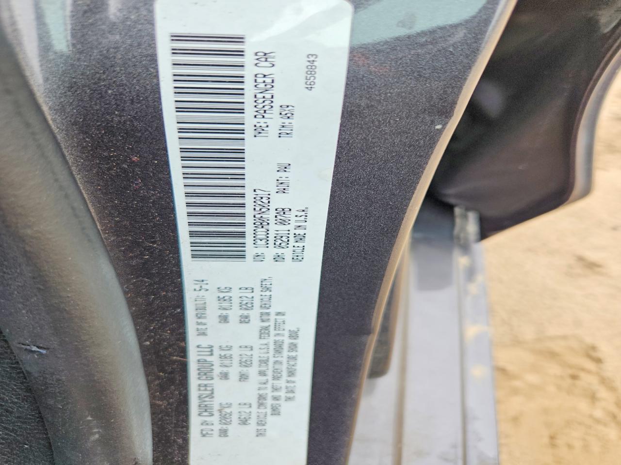 2015 CHRYSLER 200 LIMITED photo 25