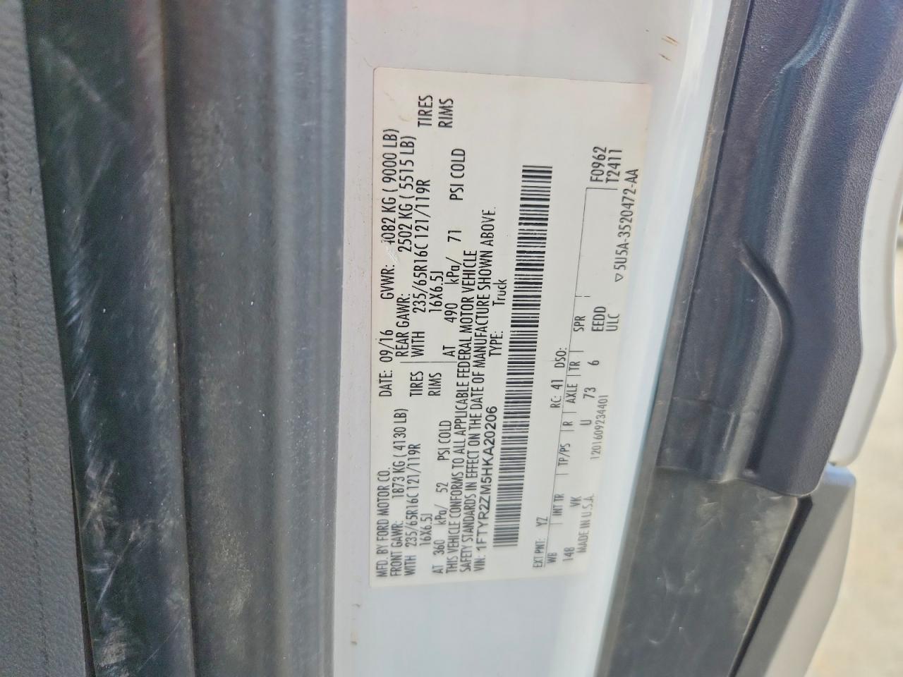 2017 FORD TRANSIT T- photo 37