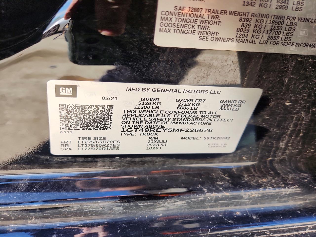 2021 GMC SIERRA K2500 DENALI photo 34