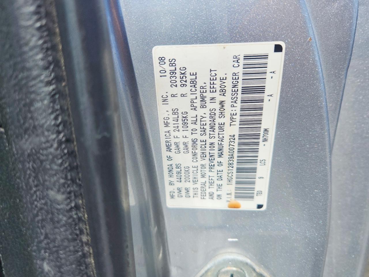 2009 HONDA ACCORD EXL photo 34