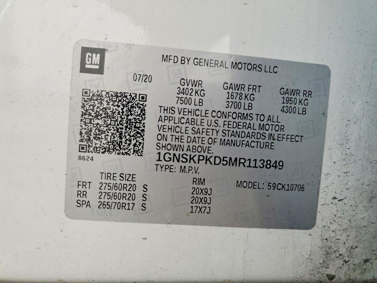2021 CHEVROLET TAHOE K1500 Z71 photo 40