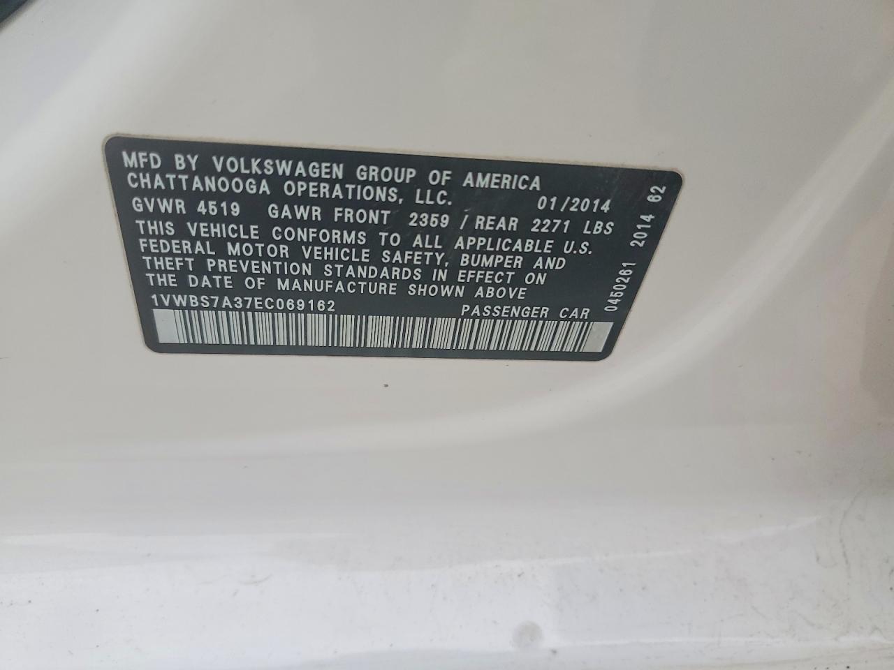 2014 VOLKSWAGEN PASSAT SE photo 23