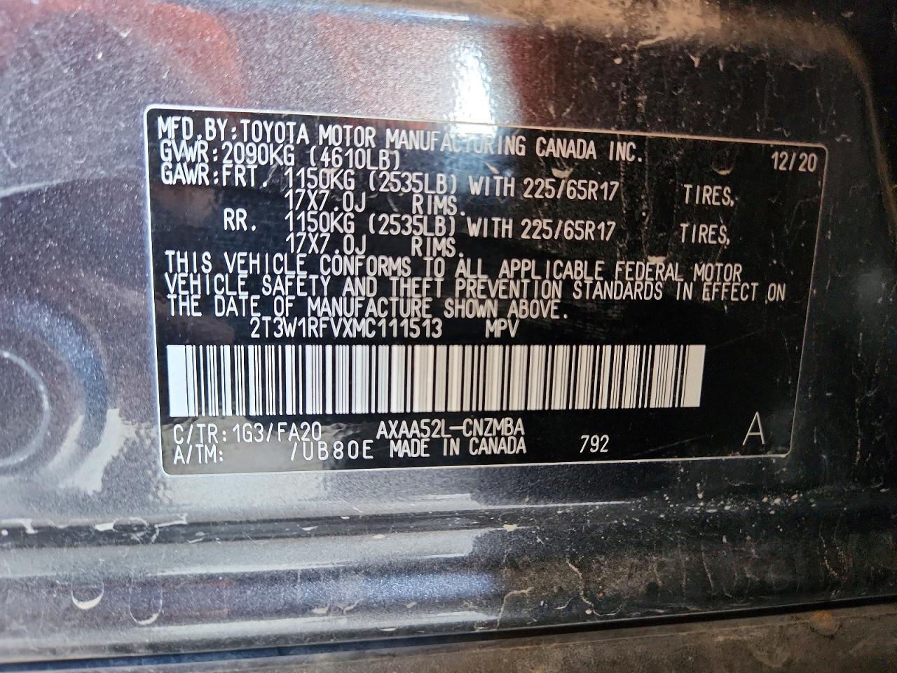 2021 TOYOTA RAV4 XLE photo 13