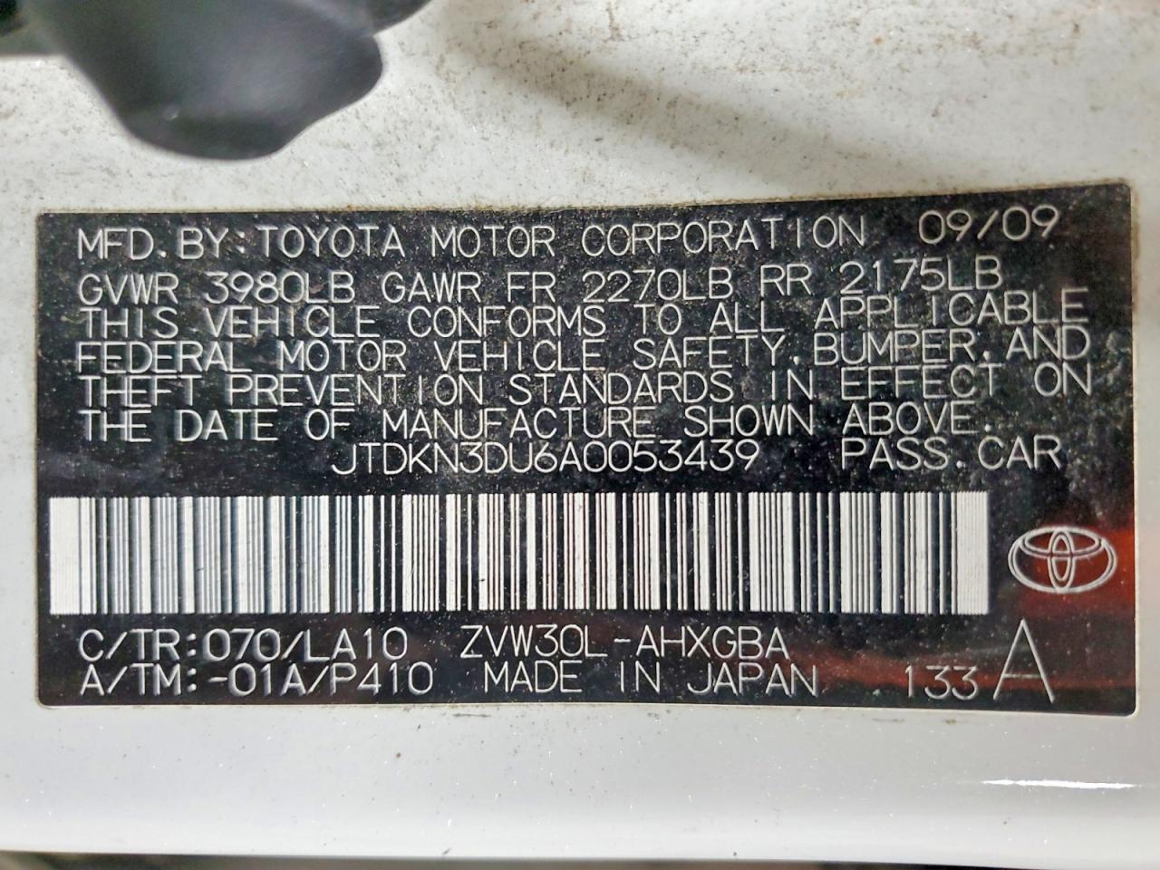 2010 TOYOTA PRIUS IV photo 37