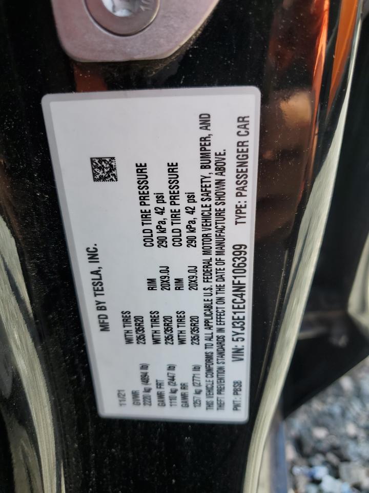 2022 TESLA MODEL 3 photo 12