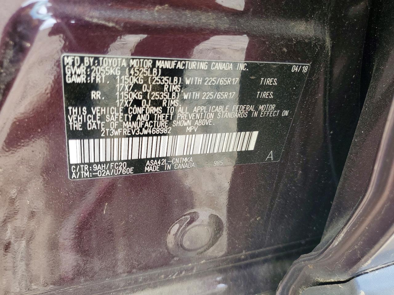 2018 TOYOTA RAV4 XLE photo 23