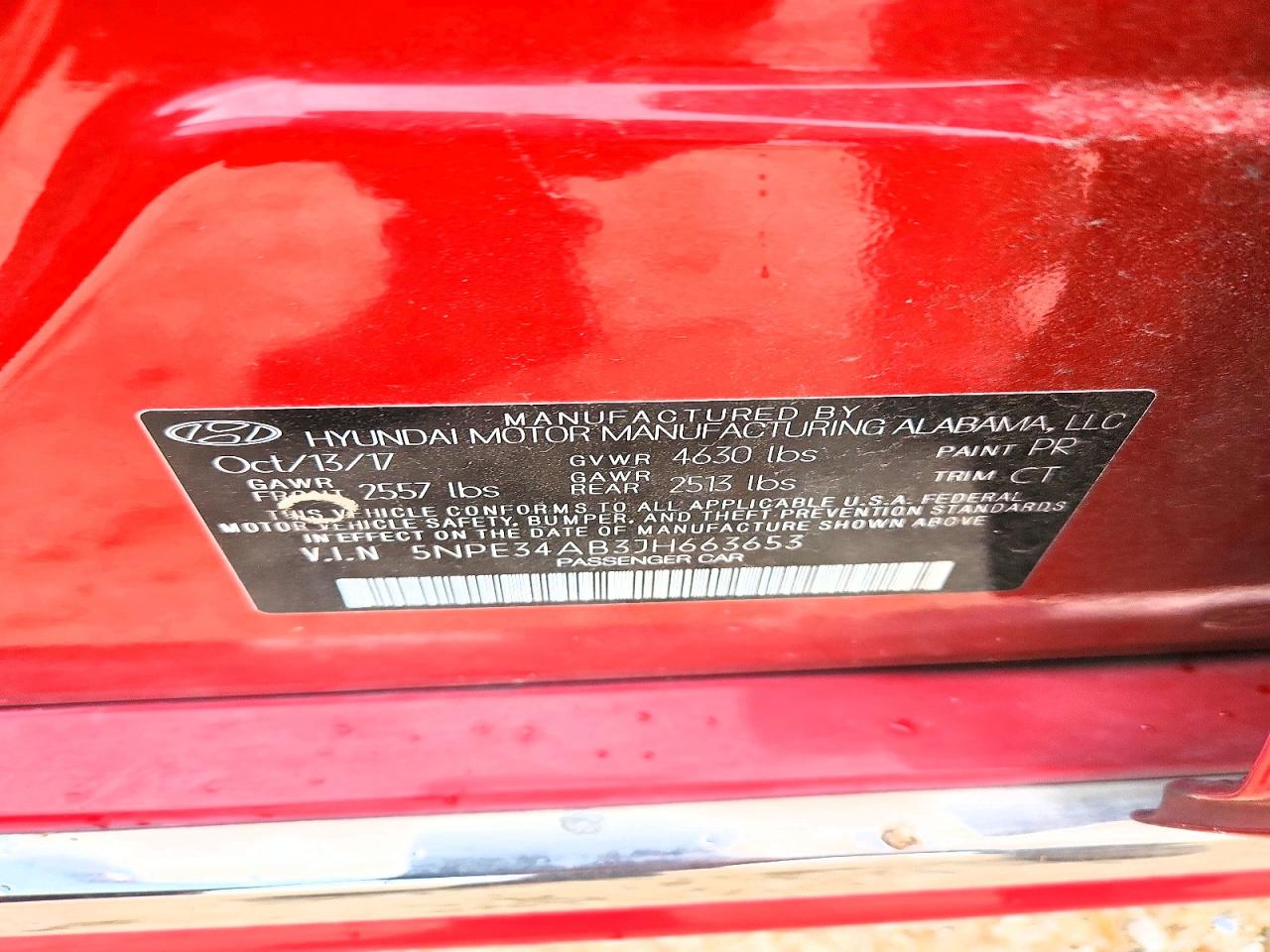 2018 HYUNDAI SONATA LIMITED 2.0T photo 23