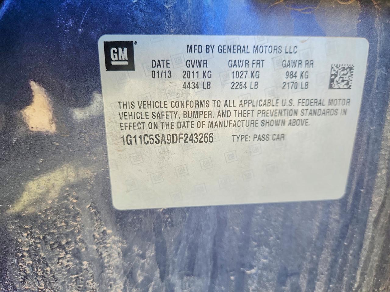 2013 CHEVROLET MALIBU 1LT photo 23
