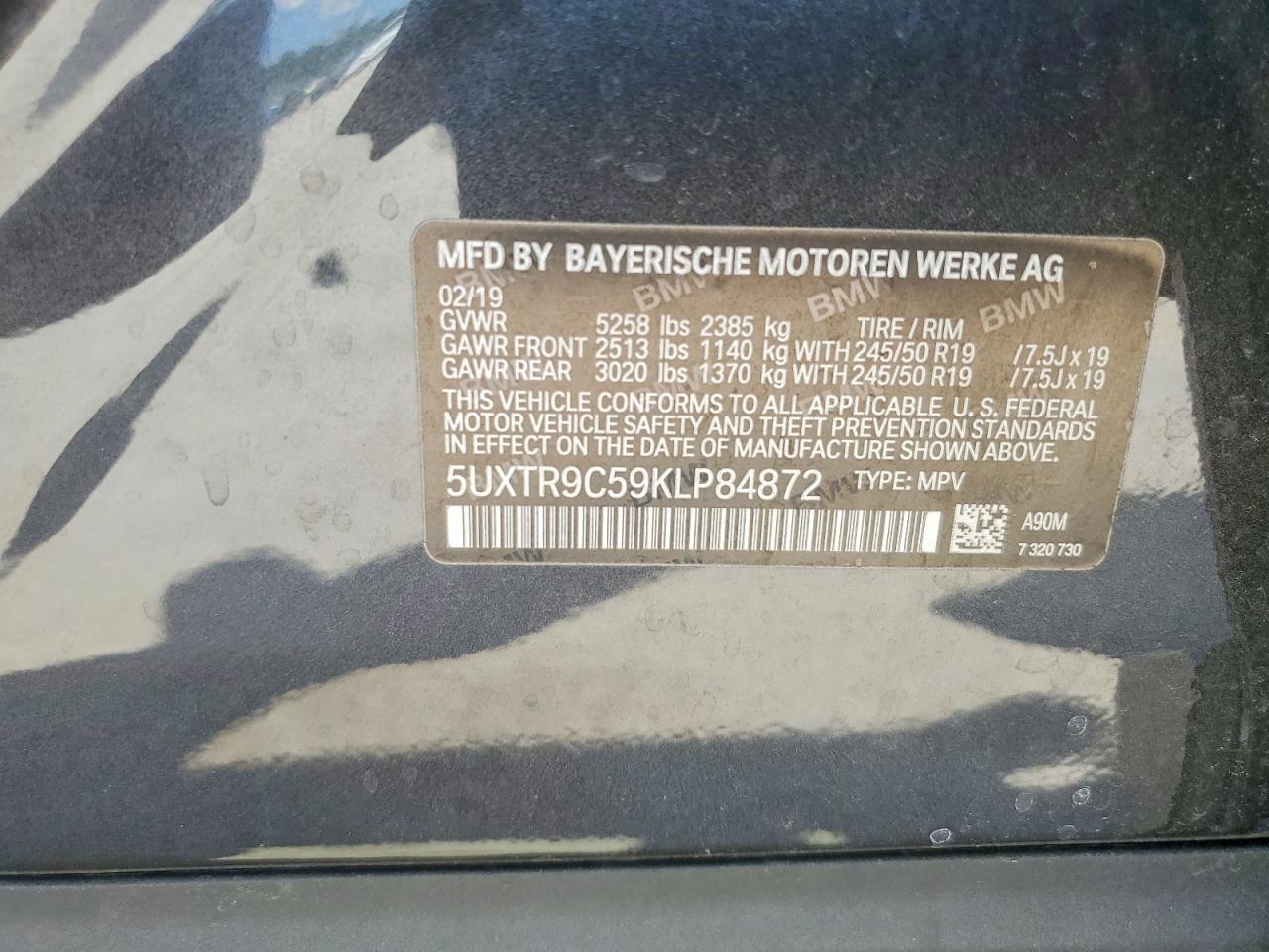 2019 BMW X3 XDRIVE30I photo 25