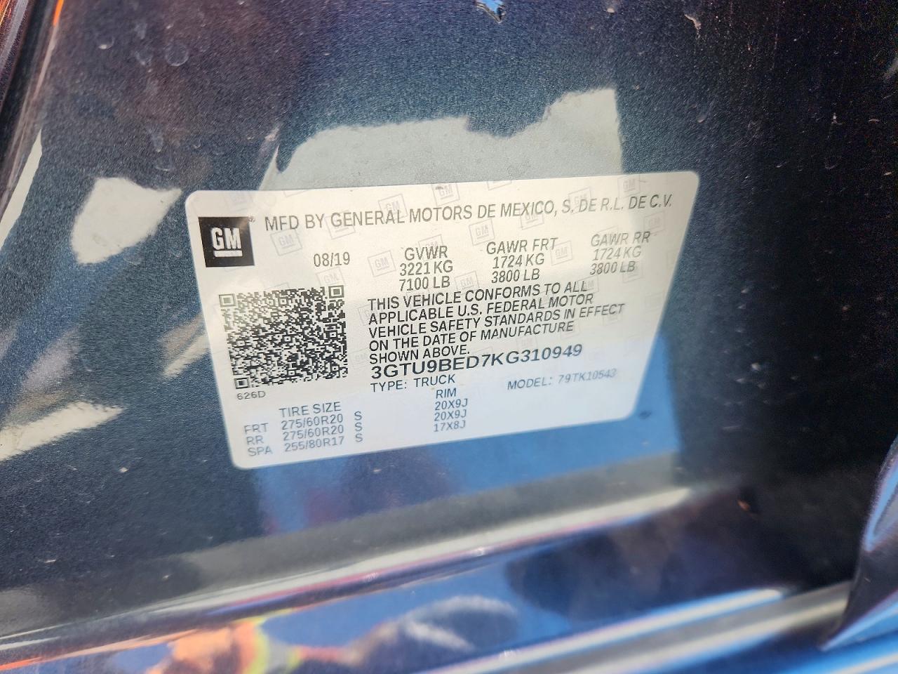 2019 GMC SIERRA K1500 SLE photo 25