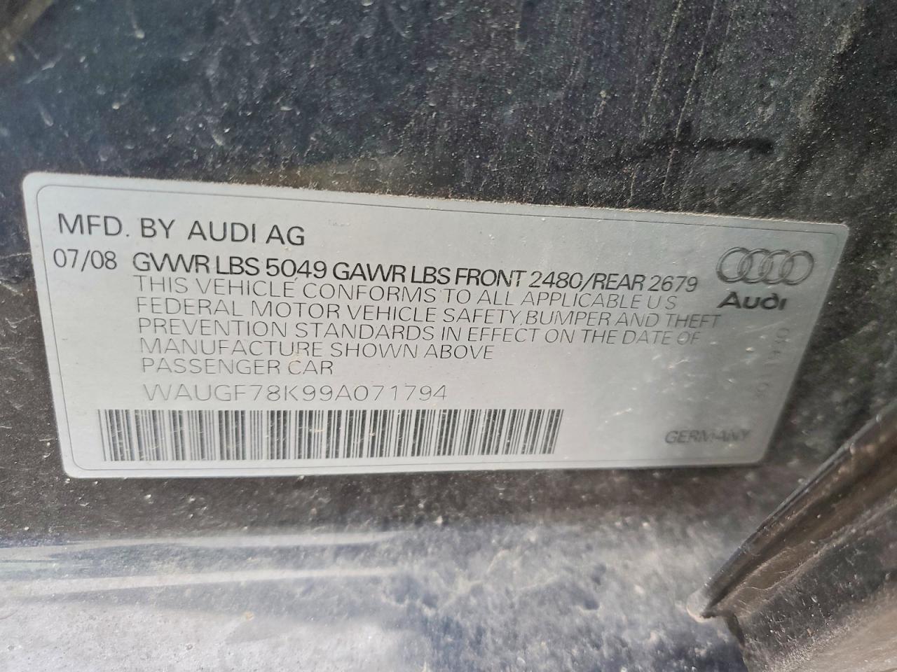 2009 AUDI A4 PREMIUM PLUS photo 23