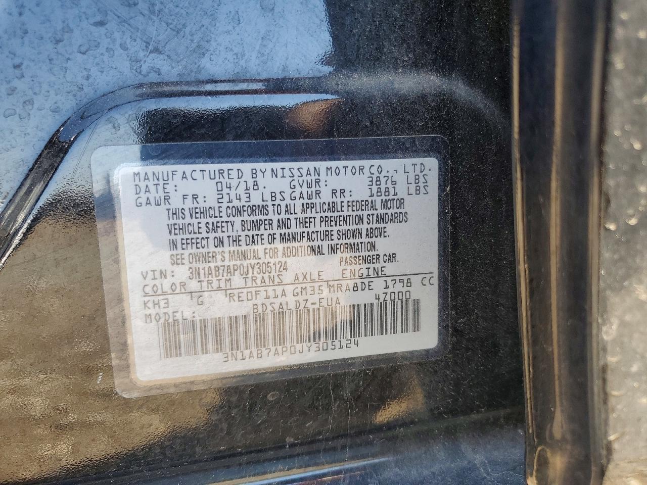2018 NISSAN SENTRA photo 34