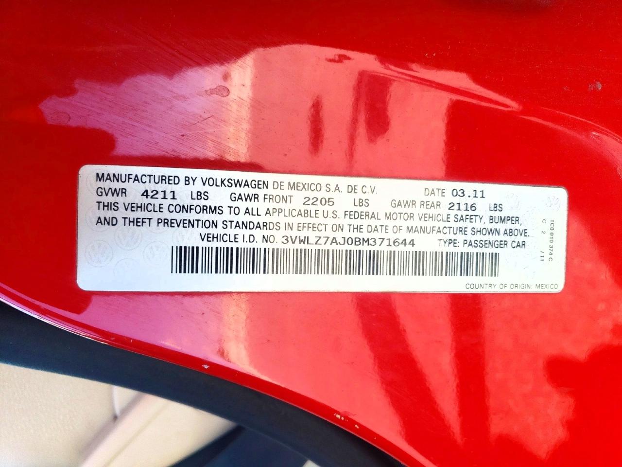 2011 VOLKSWAGEN JETTA SEL photo 23