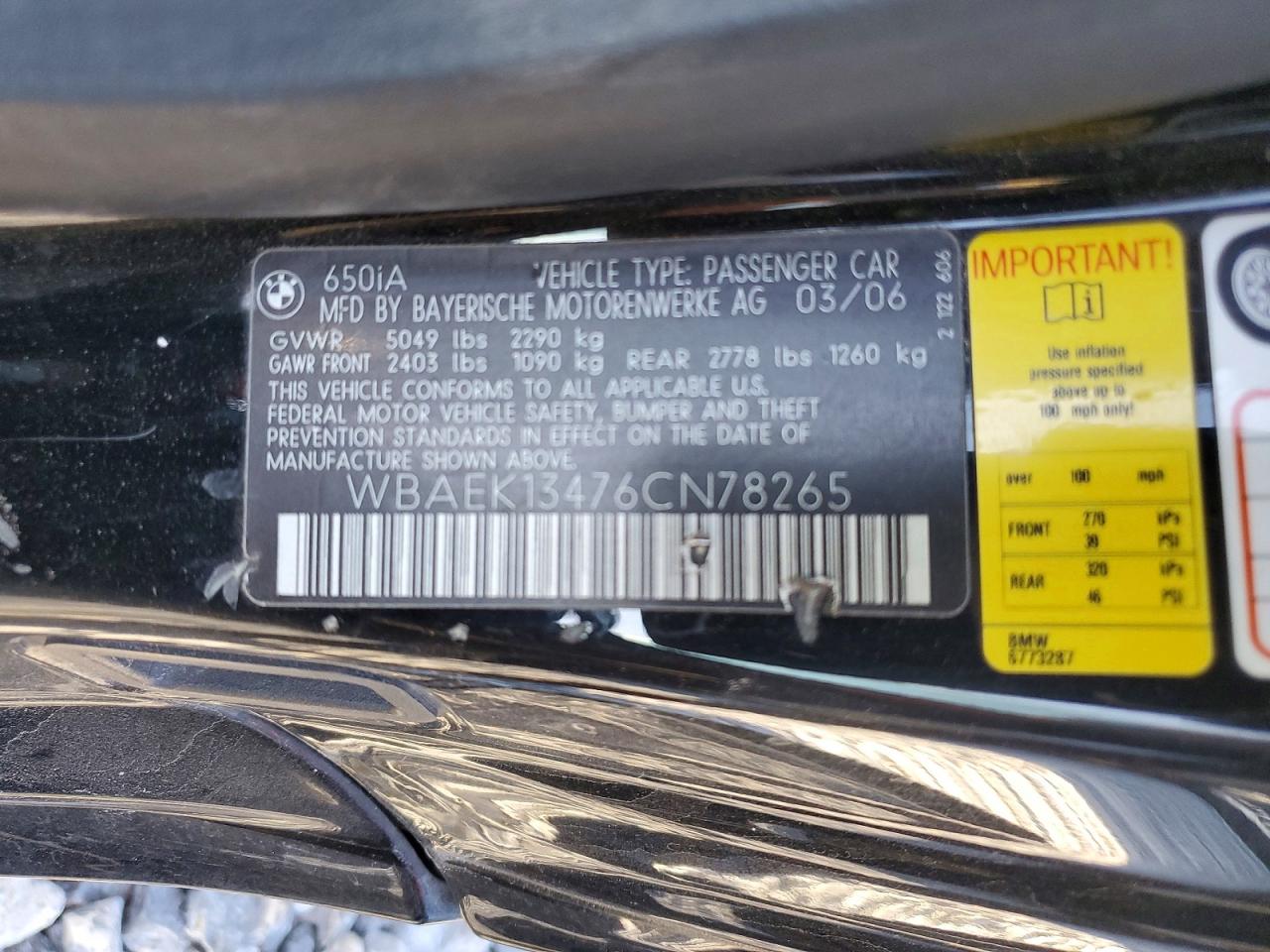 2006 BMW 650 I photo 23