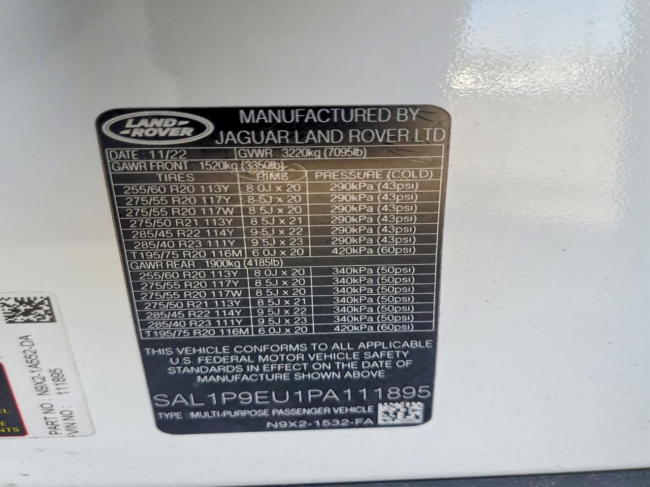 2023 LAND ROVER RANGE ROVER SPORT DYNAMIC SE photo 27