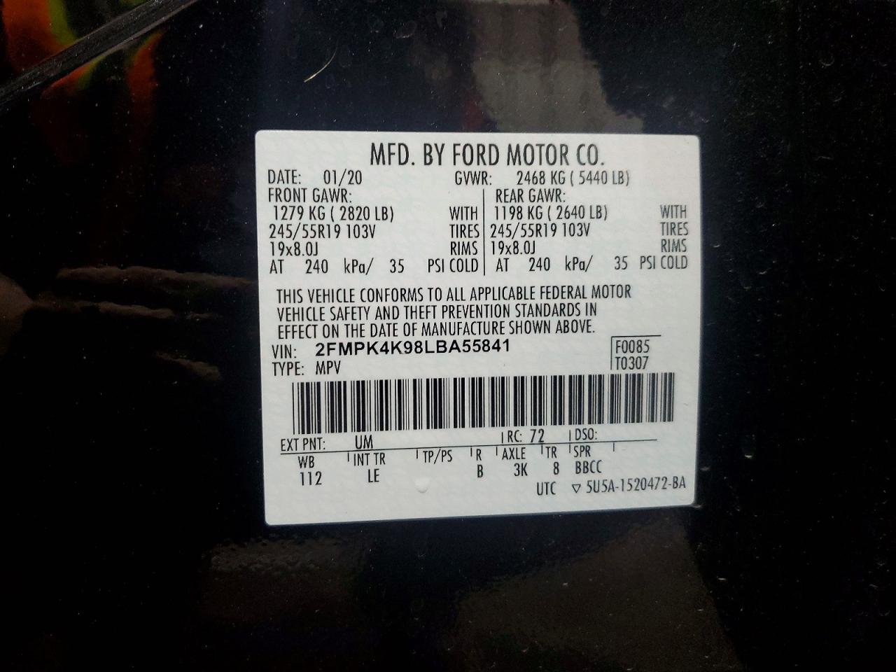 2020 FORD EDGE TITANIUM photo 25