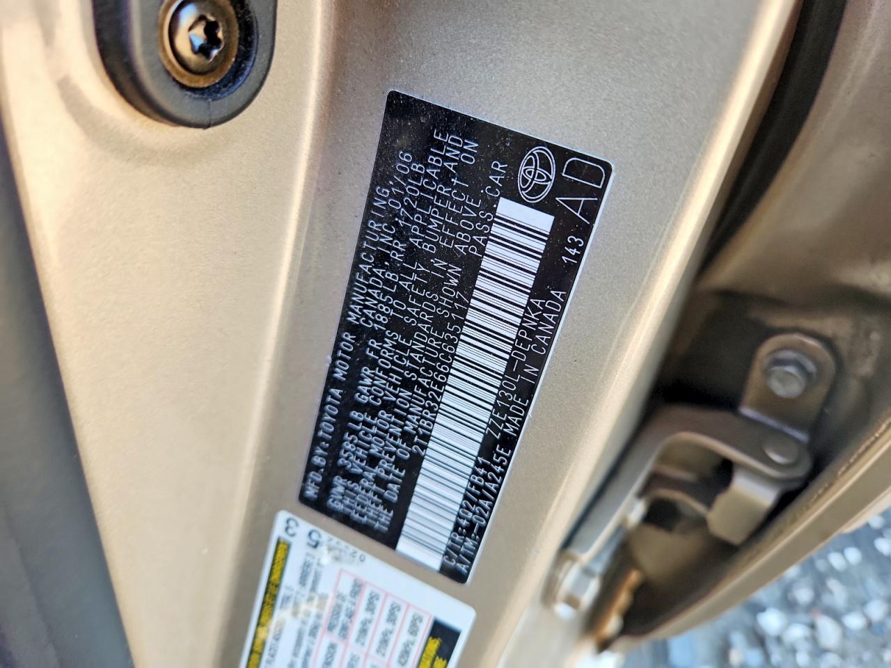 2006 TOYOTA COROLLA LE photo 23