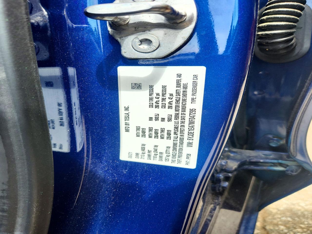 2021 TESLA MODEL 3 photo 23