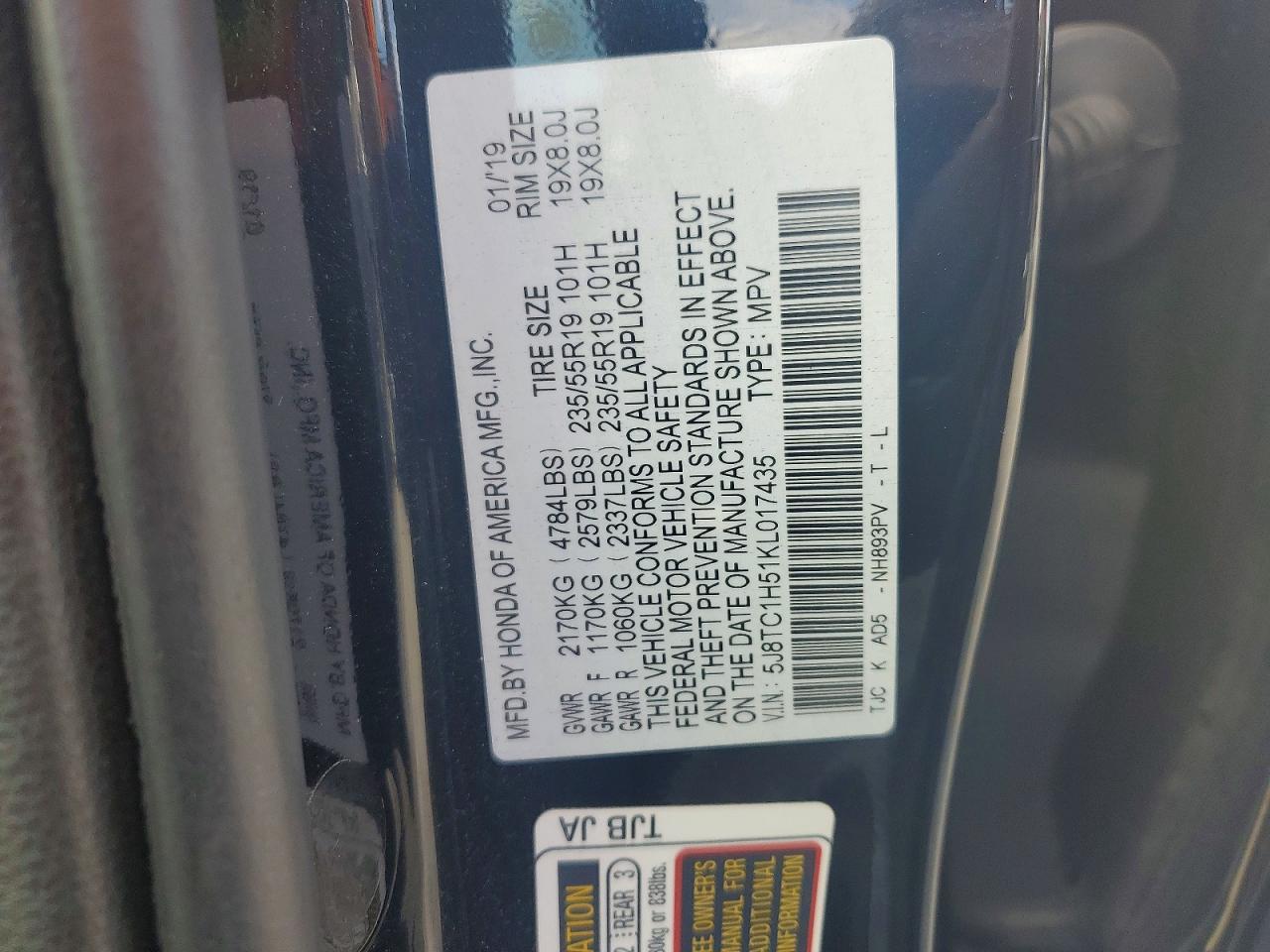 2019 ACURA RDX TECHNOLOGY photo 40