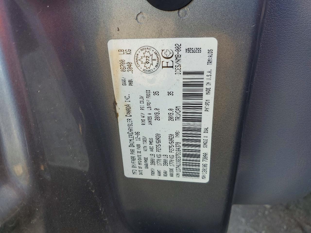 2007 DODGE RAM 1500 ST photo 23