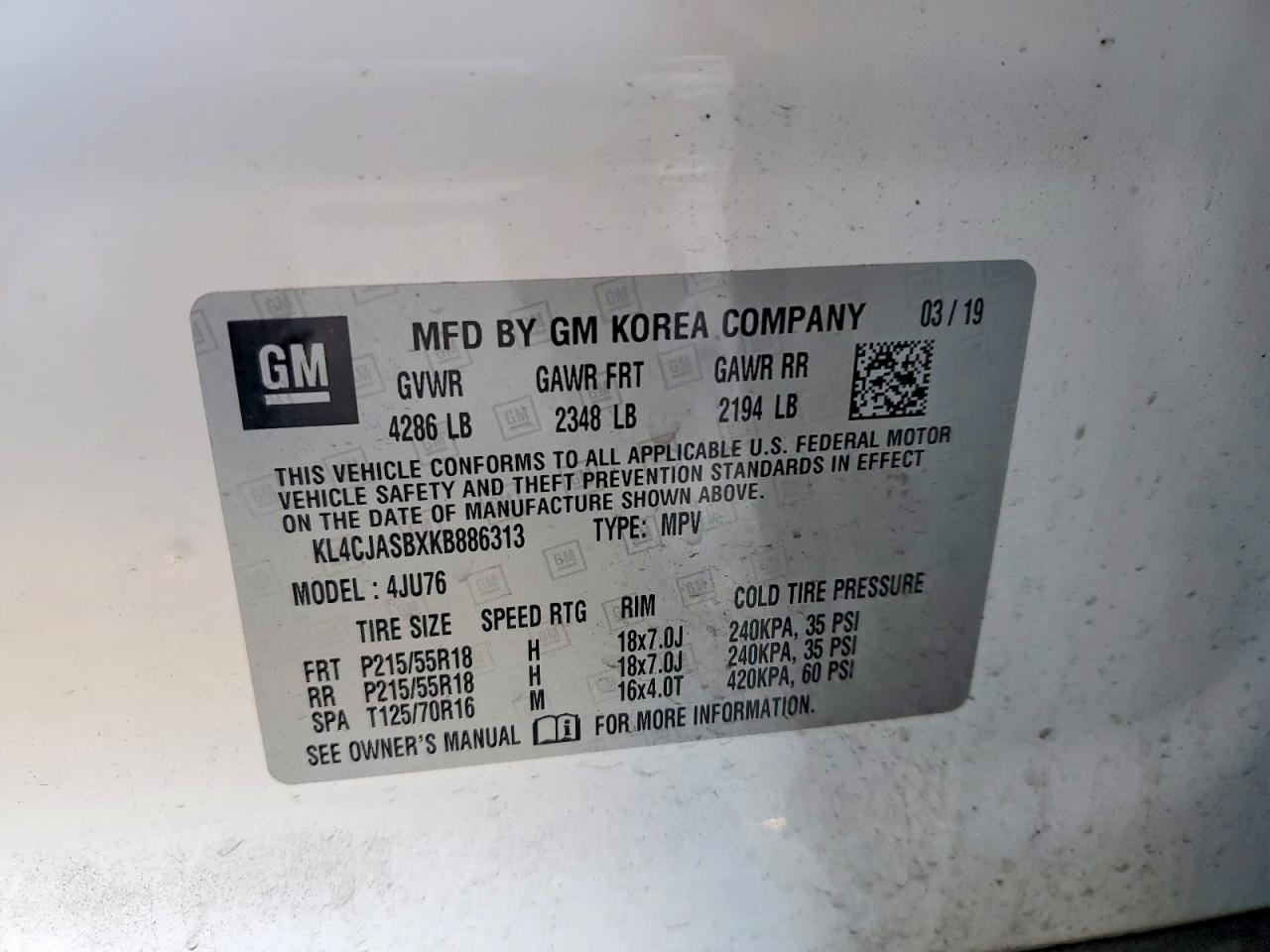2019 BUICK ENCORE PREFERRED photo 13
