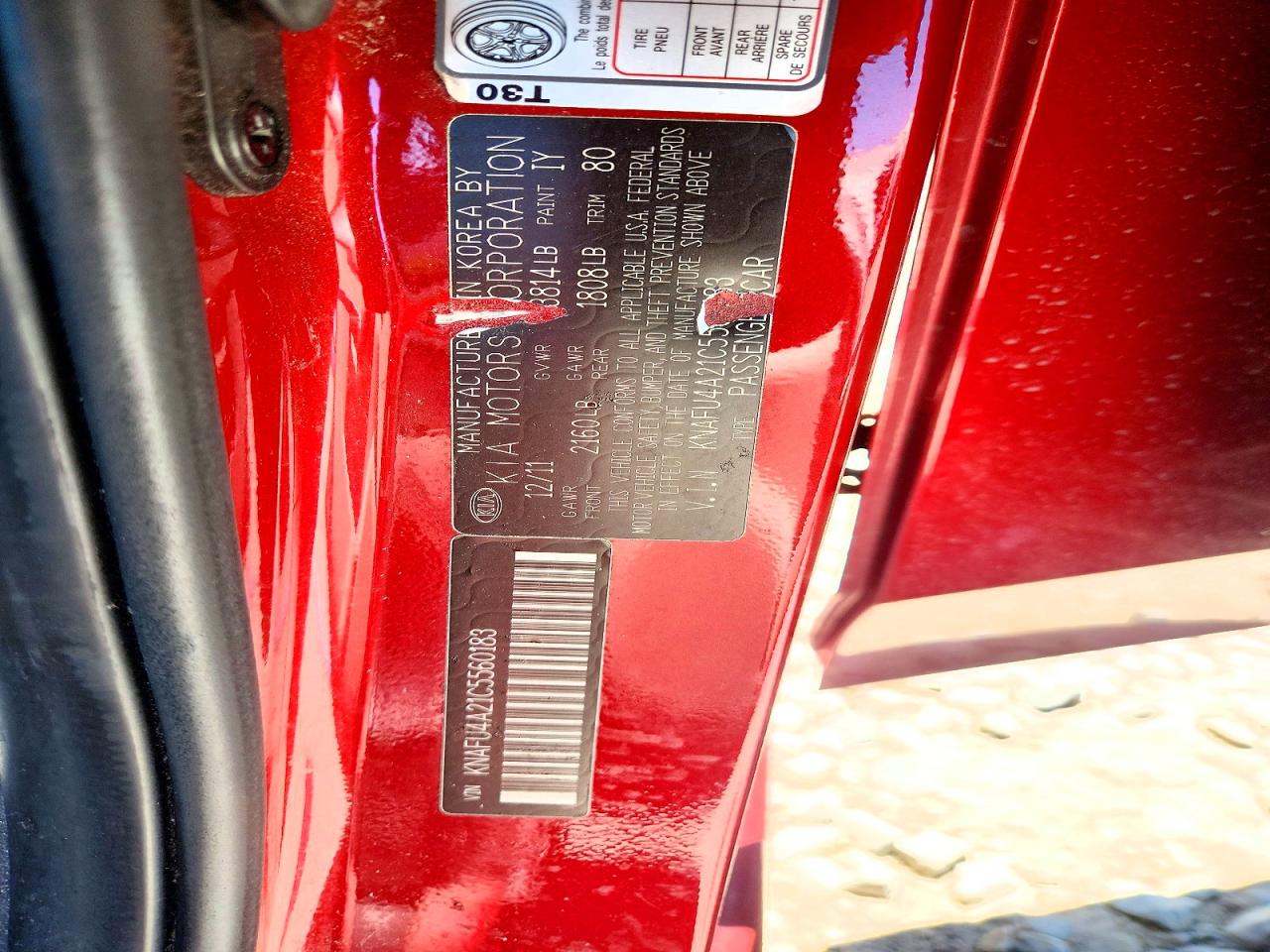 2012 KIA FORTE EX photo 23