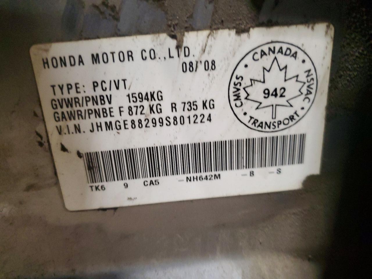 2009 HONDA FIT photo 23