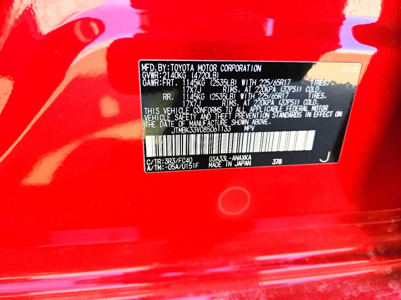 2008 TOYOTA RAV4 BASE photo 23