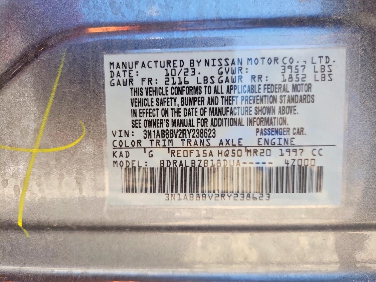 2024 NISSAN SENTRA S photo 34
