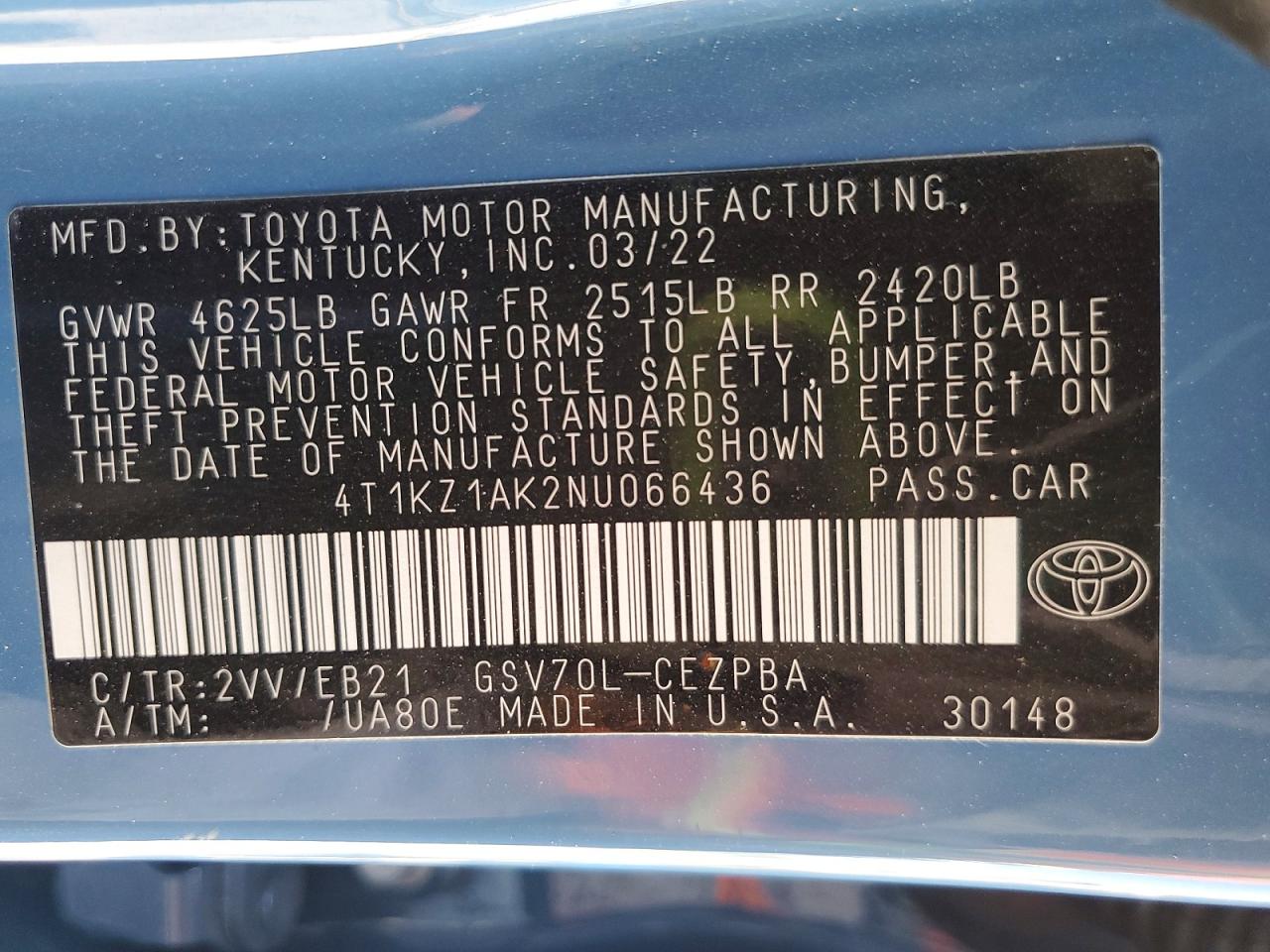 2022 TOYOTA CAMRY TRD photo 13